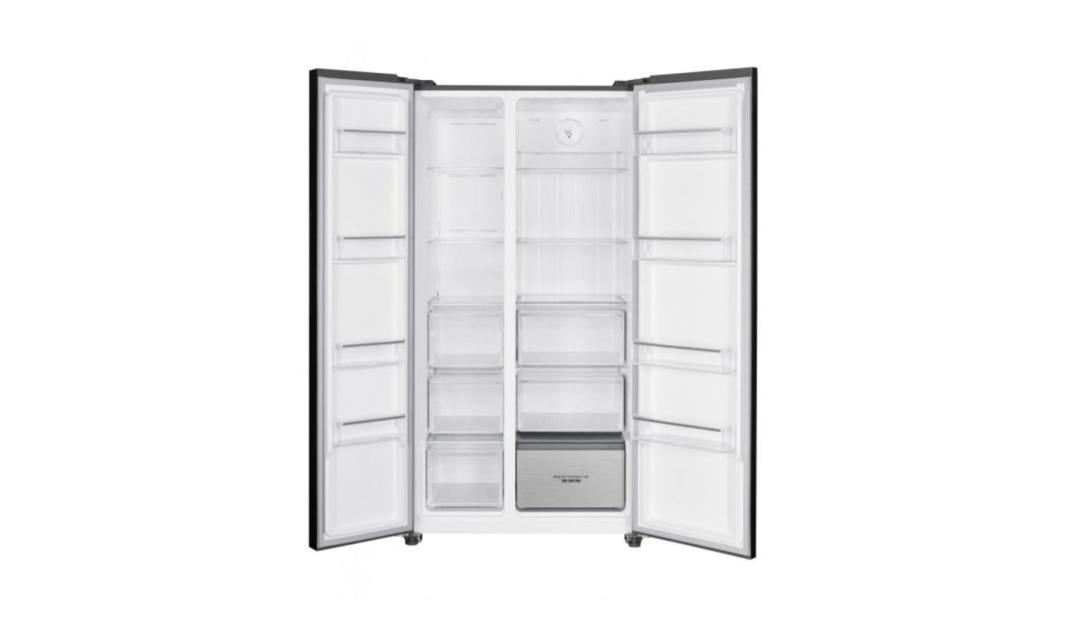 Sharp SJSS60EDS 599L Side by Side 2 Door Refrigerator Dark Silver