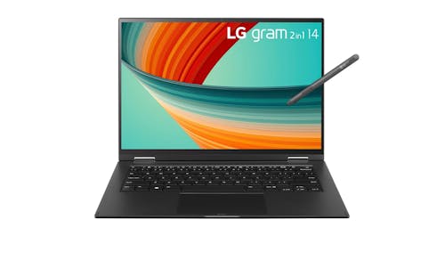 LG gram (Core i7, 16GB/512GB, Windows 11) 14-inch Laptop - Obsidian Black (14T90R-G.AA75A3)
