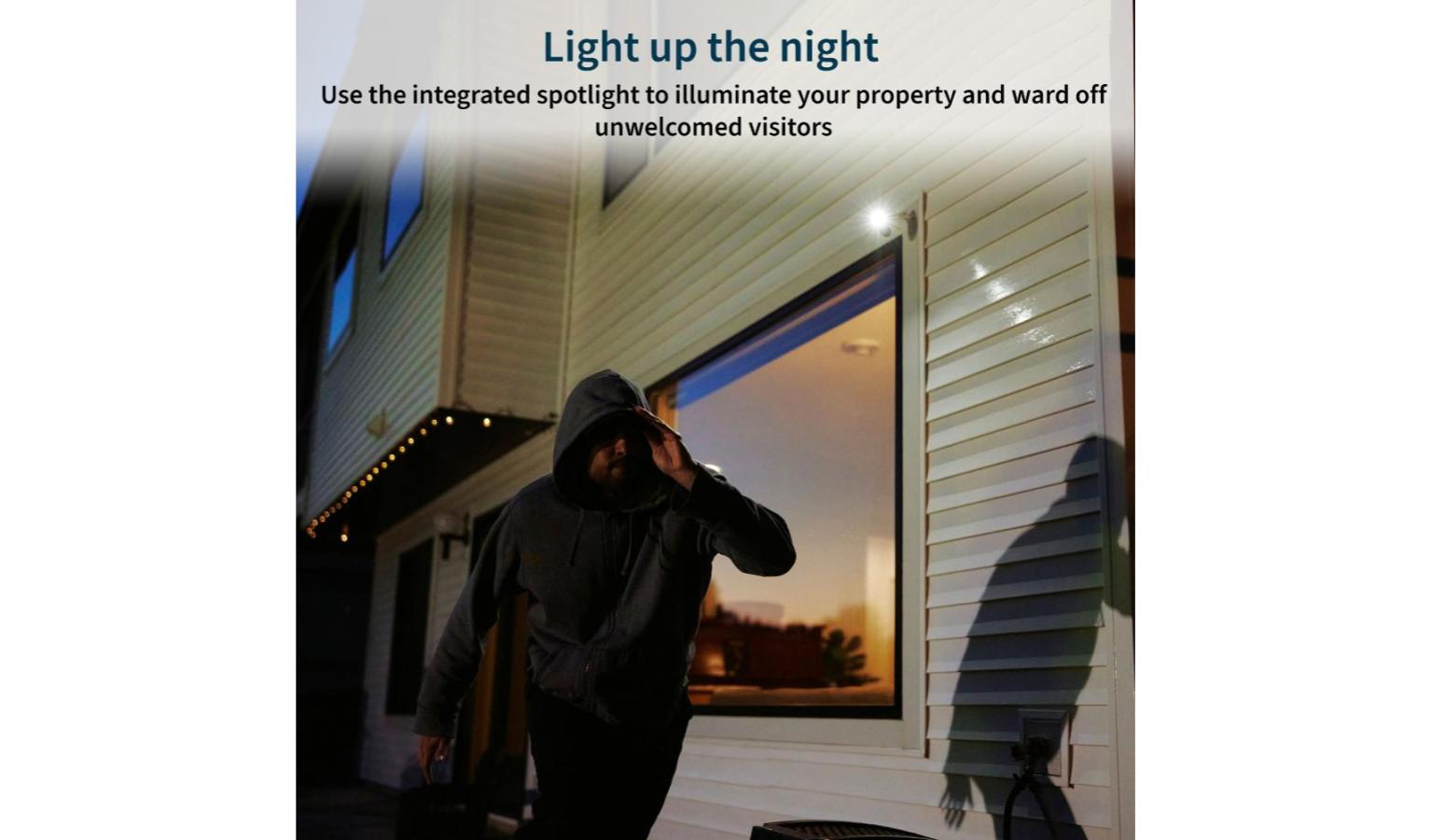 Arlo Pro 5 2K Spotlight WireFree Security Camera VMC4260P White (2