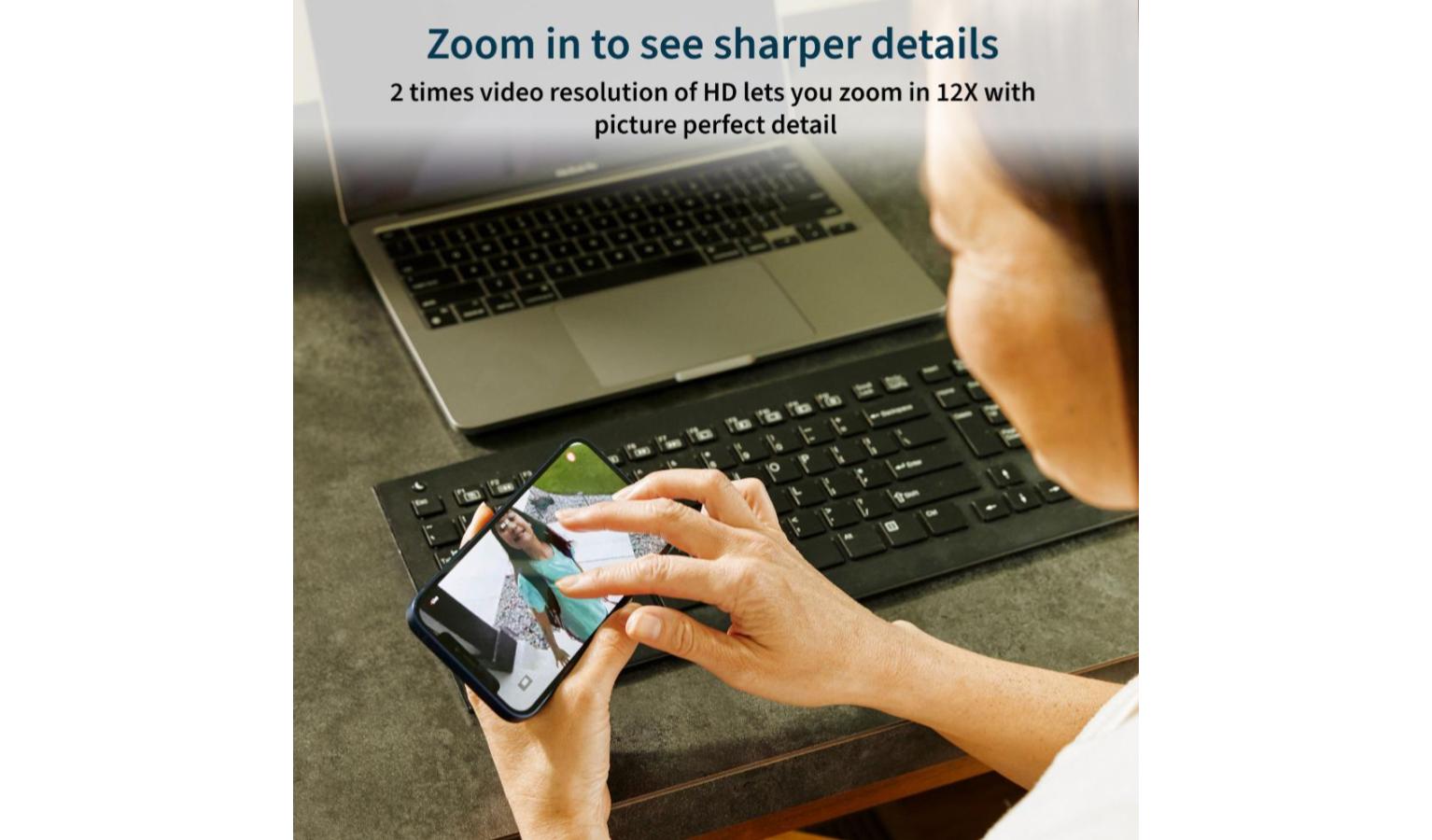 Arlo Pro 5 2K Spotlight WireFree Security Camera VMC4260P White (2