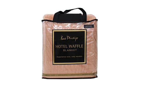 QB Hotel Waffle Blanket - Clay