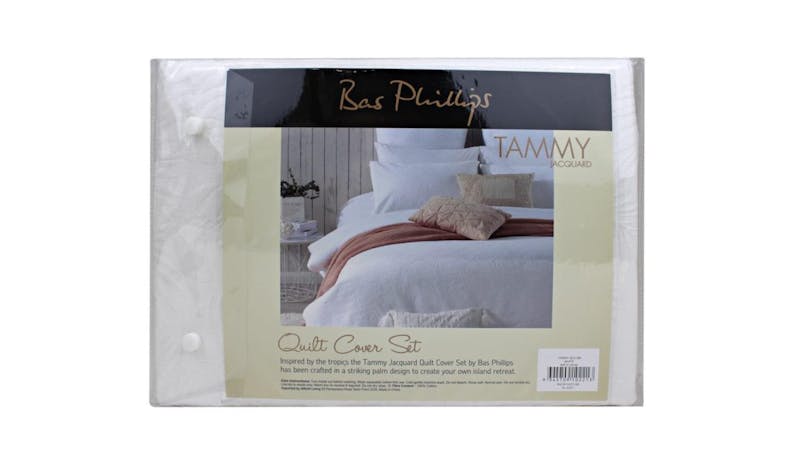 Cotton Quilt Cover Set Queen Size - Tammy White