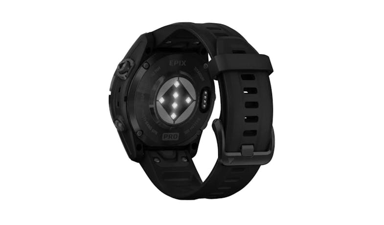 Garmin Epix Pro Gen 2 42mm Smartwatch - Graphite Gray DLC Titanium Bezel /Black Silicone Strap 02802-37