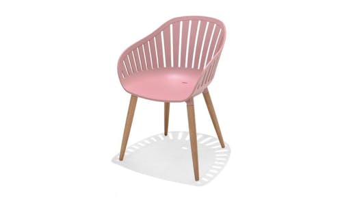 Home Collection Nassau Carver Easy Chair - Pink