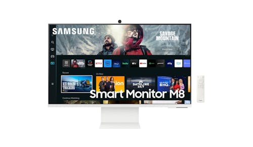 Samsung M8 27-inch Smart Monitor with Camera LS27CM801UEXXS - White