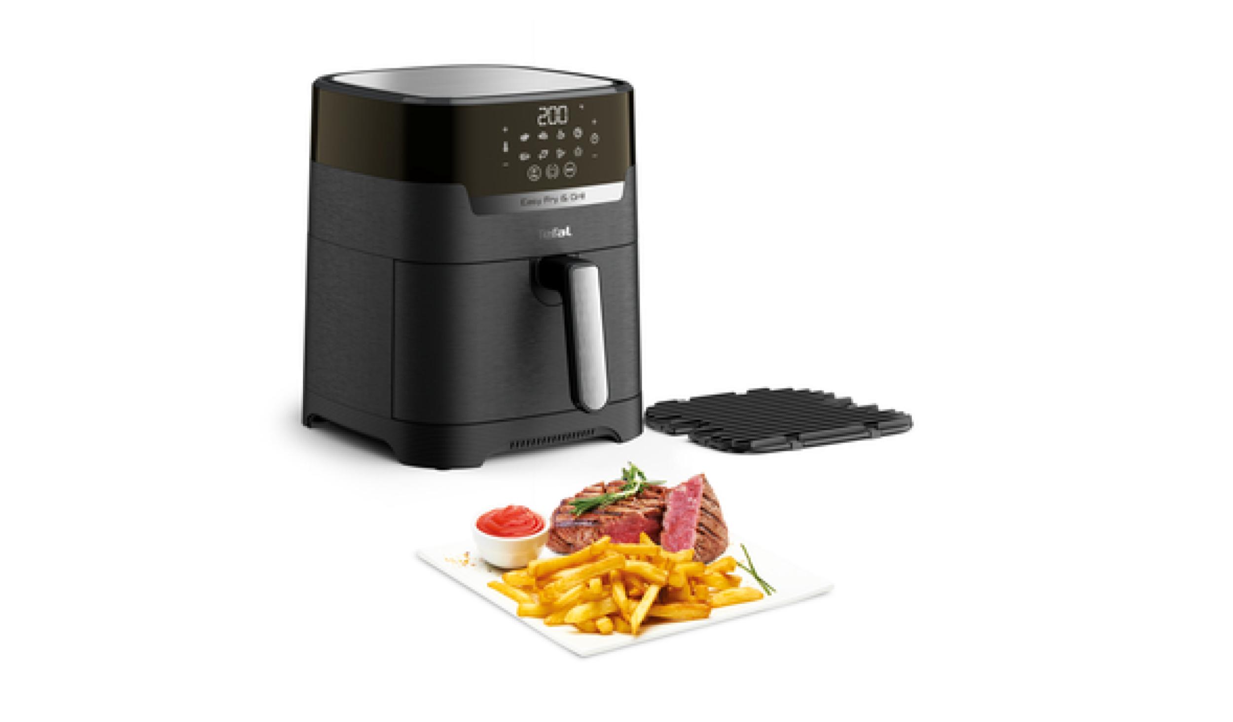 Tefal Easy Fry And Grill Precision 2-in-1 Air Fryer And Grill (EY-5058 ...