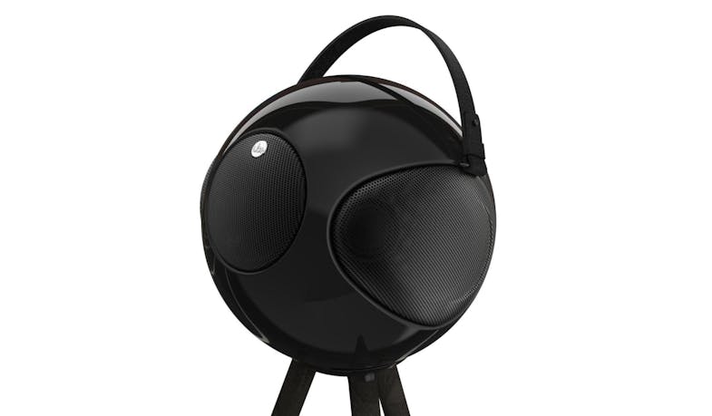 UB Plus Eupho S2+ Alphorn Wireless Speaker - Black with Black Wooden Aluminium Stand