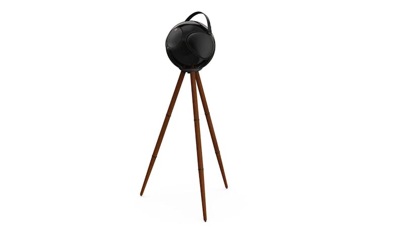 UB Plus Eupho S2+ Alphorn Wireless Speaker - Black with Walnut Wooden Aluminium Stand