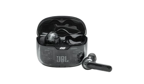 JBL Tune Beam True Wireless In-Ear Noise Cancelling Headphones - Ghost Black