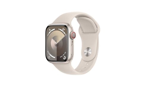 Apple Watch S9 - GPS + Cellular (Starlight) Sport Band 1.jpg
