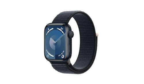Apple Watch Series 9 GPS 41mm Midnight Aluminum Case with Midnight Sport Loop - 1.jpg