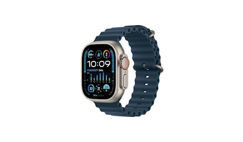 Apple Watch Ultra 2 GPS + Cellular 49mm Titanium Case with Blue Ocean Band - (MREG3)
