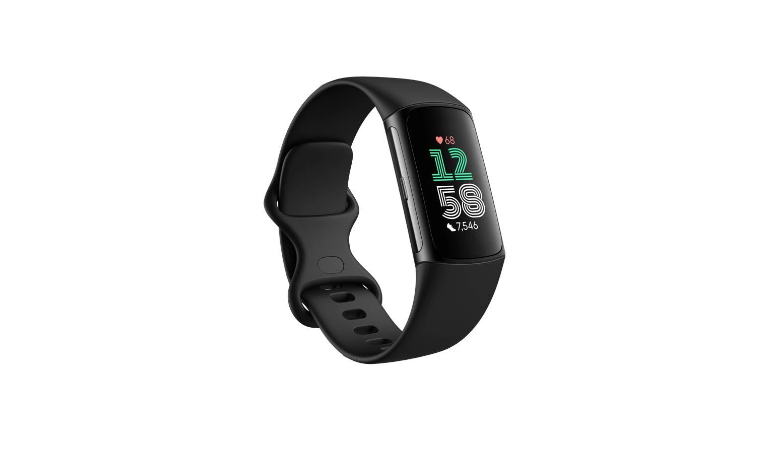 Fitbit Charge 6 Fitness Tracker, Obsidian/Black