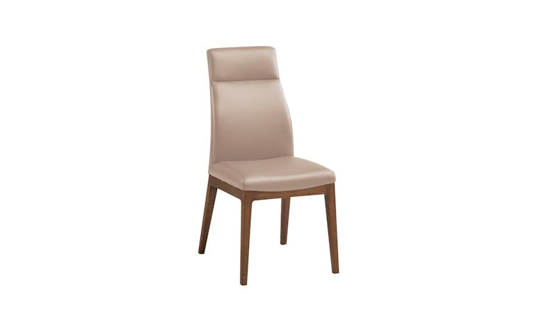 Jone Full Leather Dining Chair With Rubberwood Leg - Sand.jpg