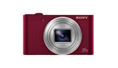 Sony Cybershot W Series 18.2MP Digital Camera (DSC-WX500) - Red - Front