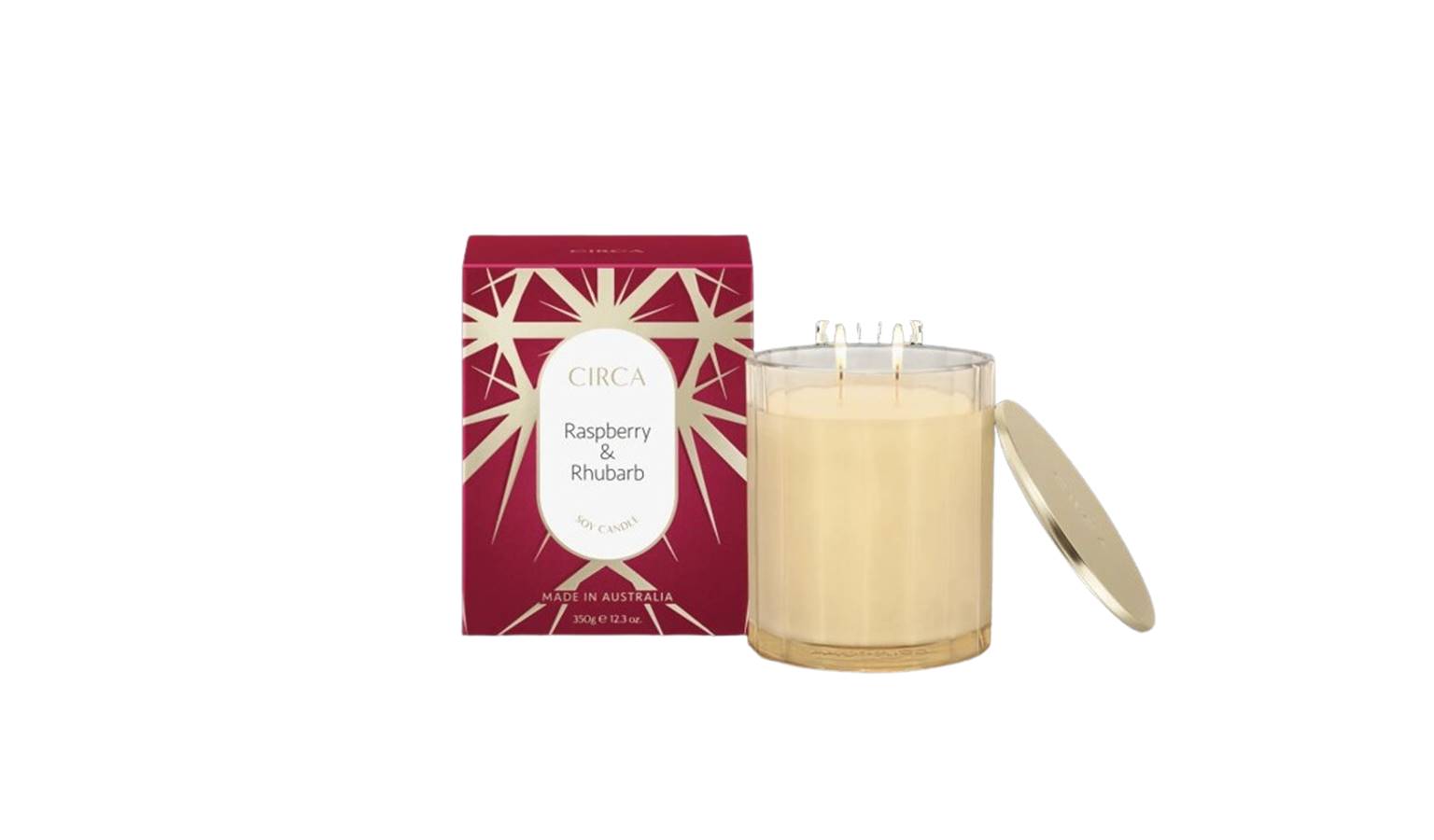 Circa Raspberry & Rhubarb 350G Soy Candle.jpg