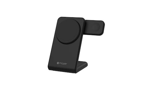 Mazer MagStand01-BK 3-in-1 MagSafe Wireless Charging Stand - Black.jpg