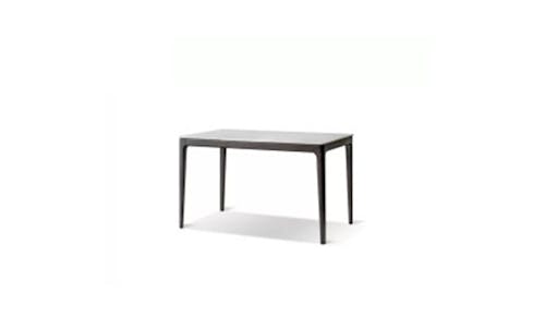 Rock Solid Oak Dining Table With Slate Stone Top.jpg