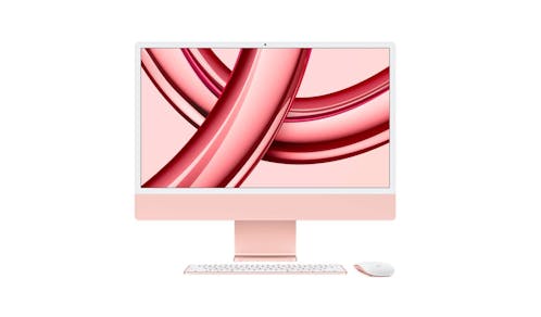 Apple iMac with 4.5K Retina (MQRU3) M3 8-Core and 10G (24-Inch, 512GB SSD) - Pink