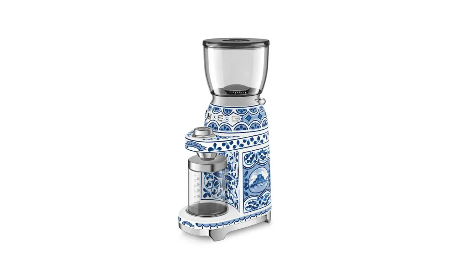 Smeg Dolce Gabbana Blu Mediterraneo CGF01DGBUK Coffee Grinder