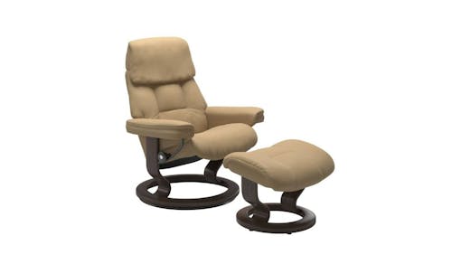Stressless Ruby Classic Base Recliner with Footstool (Sand-Wenge).jpg