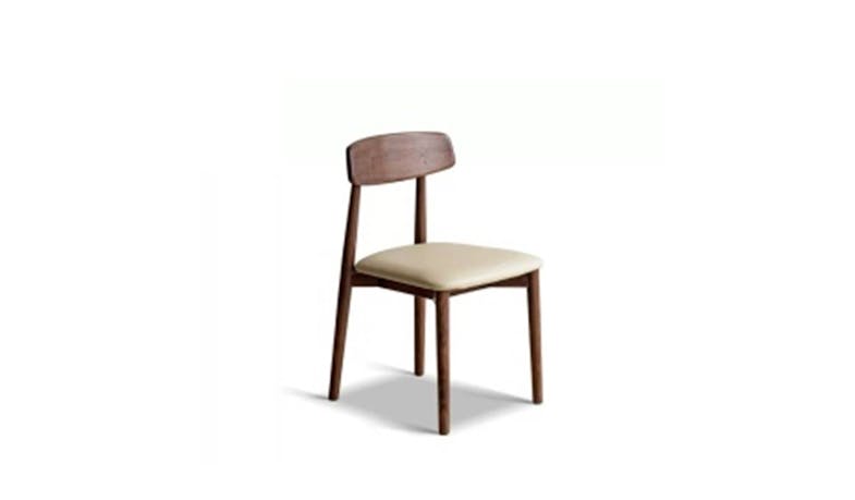 Willow Solid Walnut Dining Chair With Milktea Color Cushion Seat.jpg