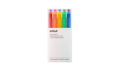 Cricut 2009962 Glitter Gel  10 Pens 0.8 mm - Rainbow