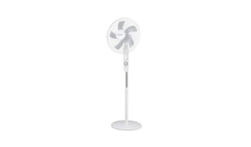 Europace ESF3169C 16-Inch Stand Fan with Remote - White