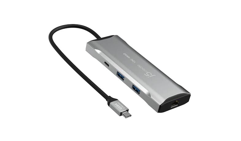 J5Create JCD393 4K60 Elite USB-C 10Gbps Mini Dock - Space Grey