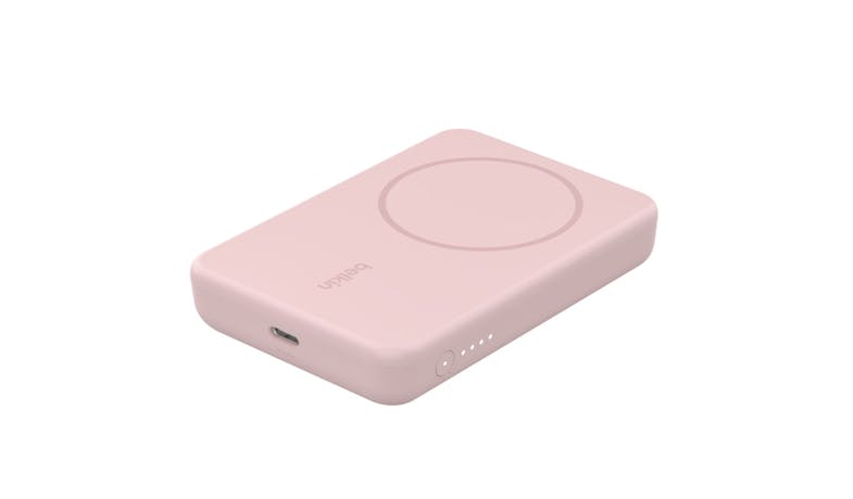 Belkin BPD004QCPK Magnetic Wireless Power Bank 5K + Stand - Blush Pink_3