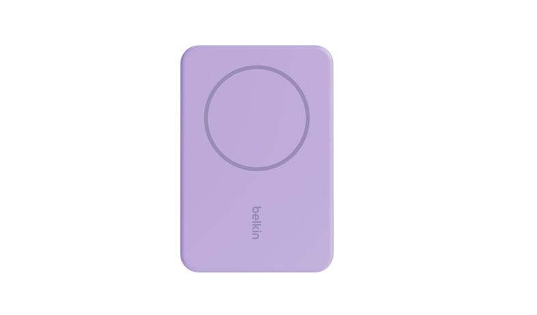 Belkin BPD004QCPU Magnetic Wireless Power Bank 5K + Stand - Lavender Purple_1