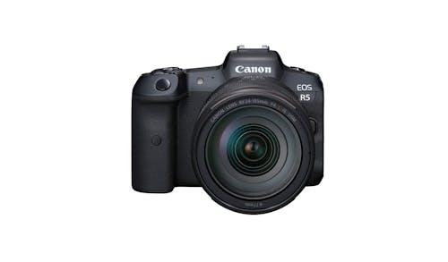 Canon EOS-RP RF24-105 f4L IS USM DSLR Mirrorless Camera Body with Single Lens - Black