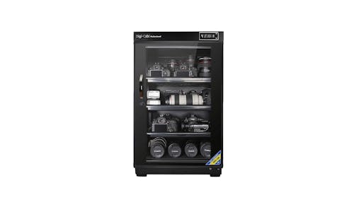 DigiCabi DHC-100 100L Dry Cabinet with Light - Black