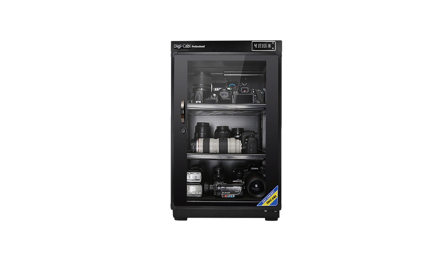 DigiCabi DHC-80 Dry Cabinet with Light - Black