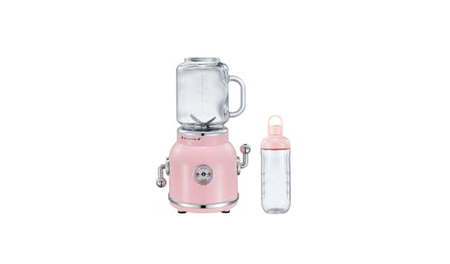 La Gourmet LGELRB400918 Retro Mini Juice Blender - Pink