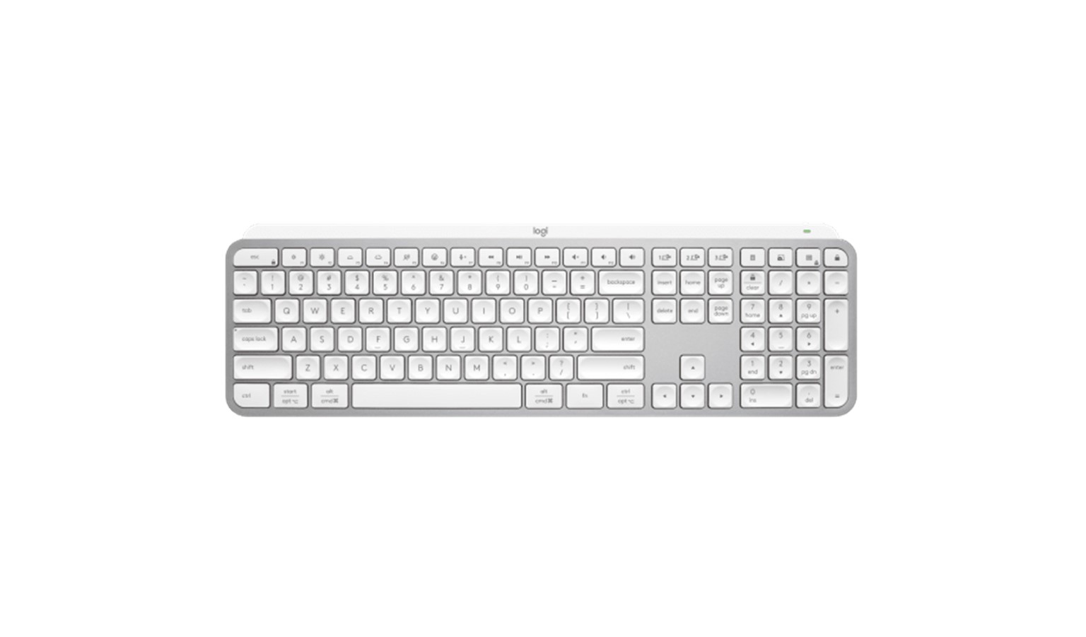 Logitech 920-011564 MX Keys S Wireless Keyboard - Pale Gray