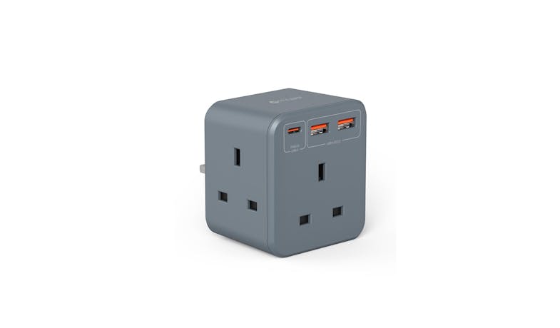 Mazer CUBE20UK Home Extension Sockets - Grey_3