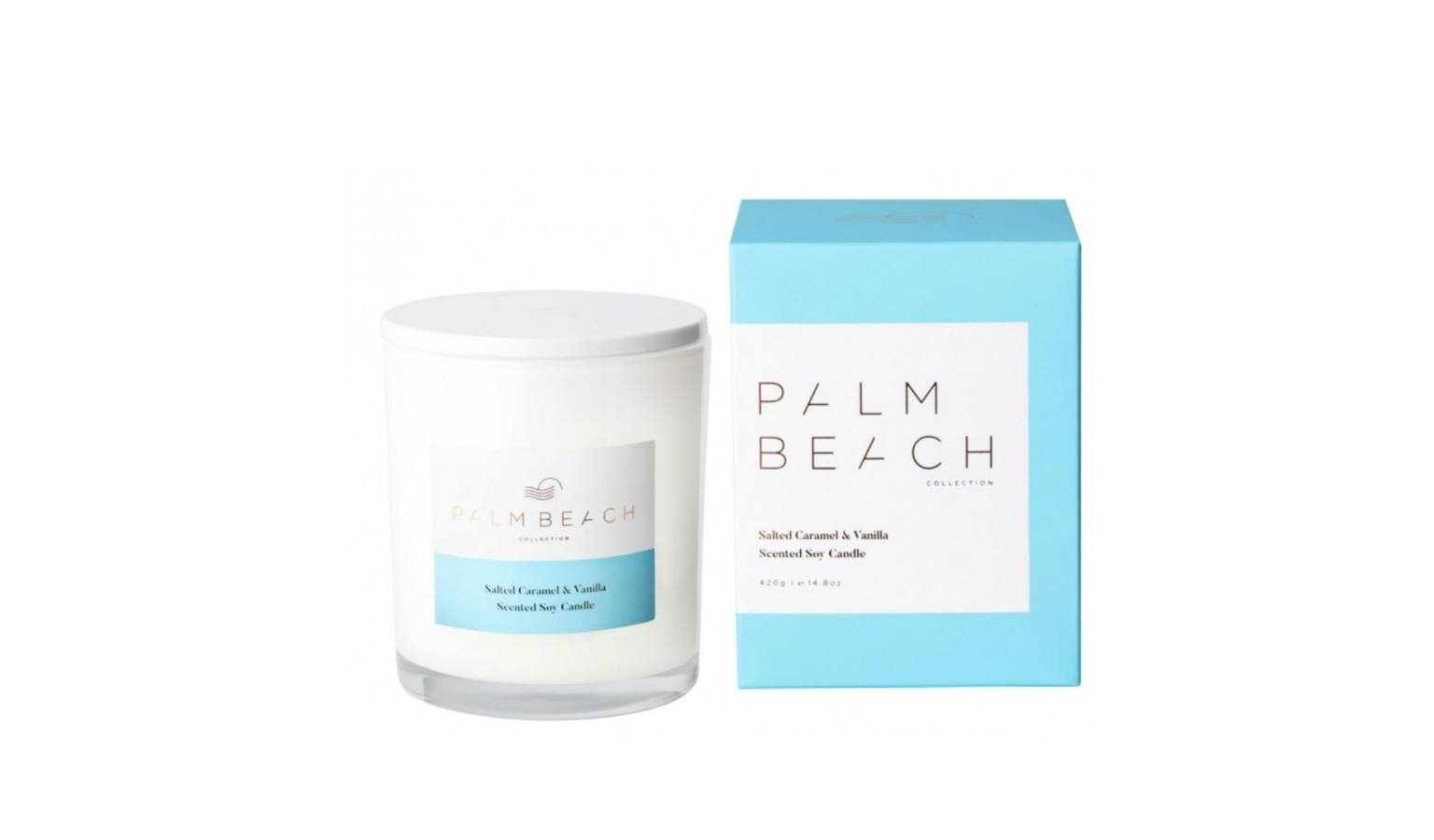 Palm Beach Salted Caramel & Vanilla 420G Candle.jpg