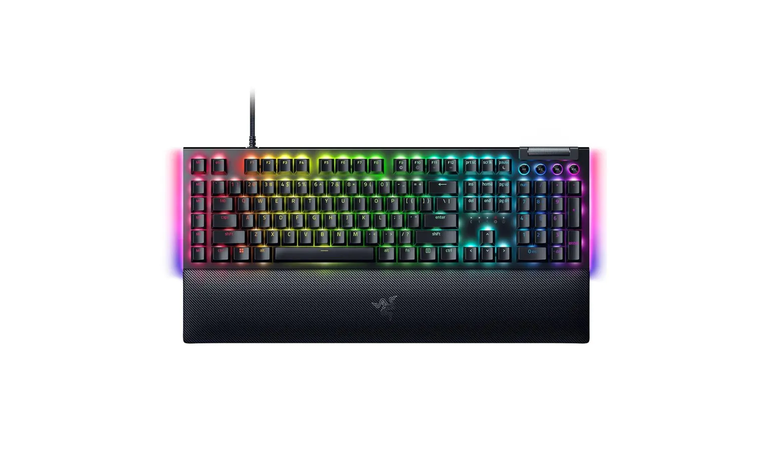 Razer RZ03-04691800-R3M1 BlackWidow V4 Yellow Switch Mechanical Gaming ...