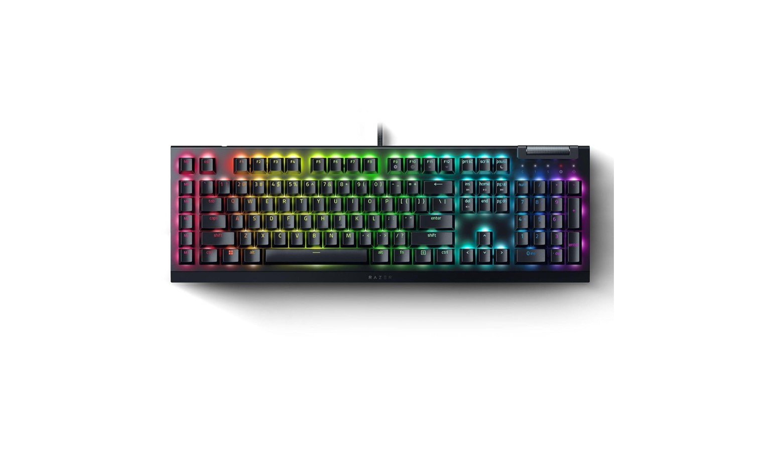 Razer RZ03-04701800-R3 BlackWidow V4 X Yellow Switch  Mechanical Gaming Keyboard