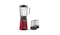 Tefal Blender BL-1685 Minimix Glass Personal Blender with Chopper & Grinder - Red