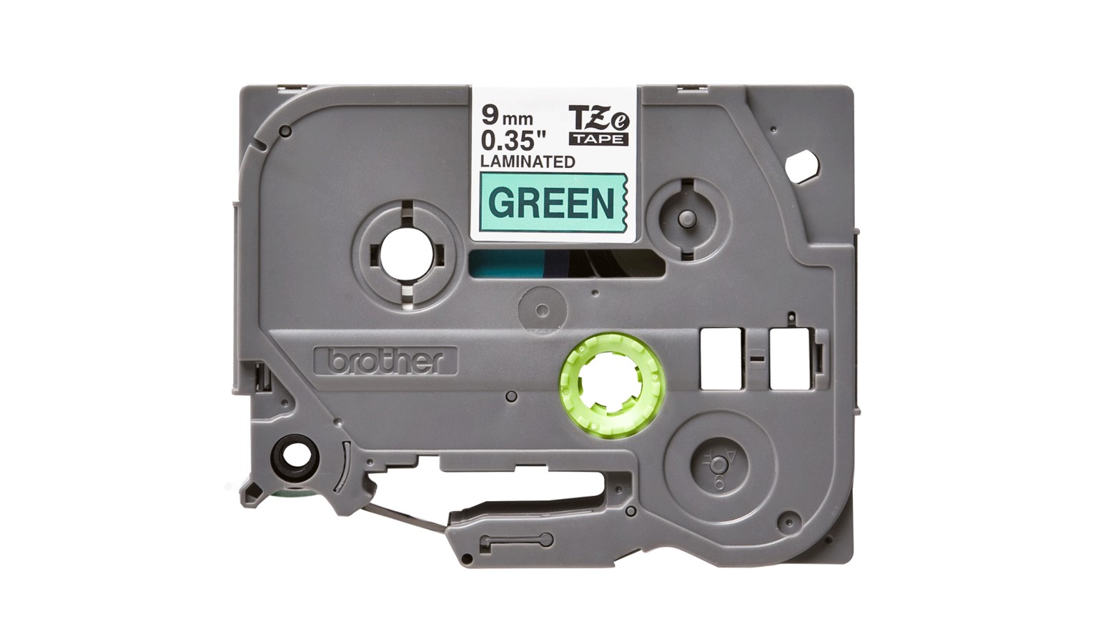 Brother TZE-721 Labelling Tape - Black/Green/White