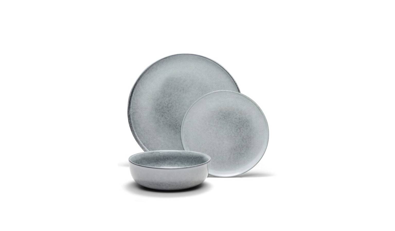 Salt&Pepper Relic 12 Piece Dinner Set Blue Harvey Norman Singapore