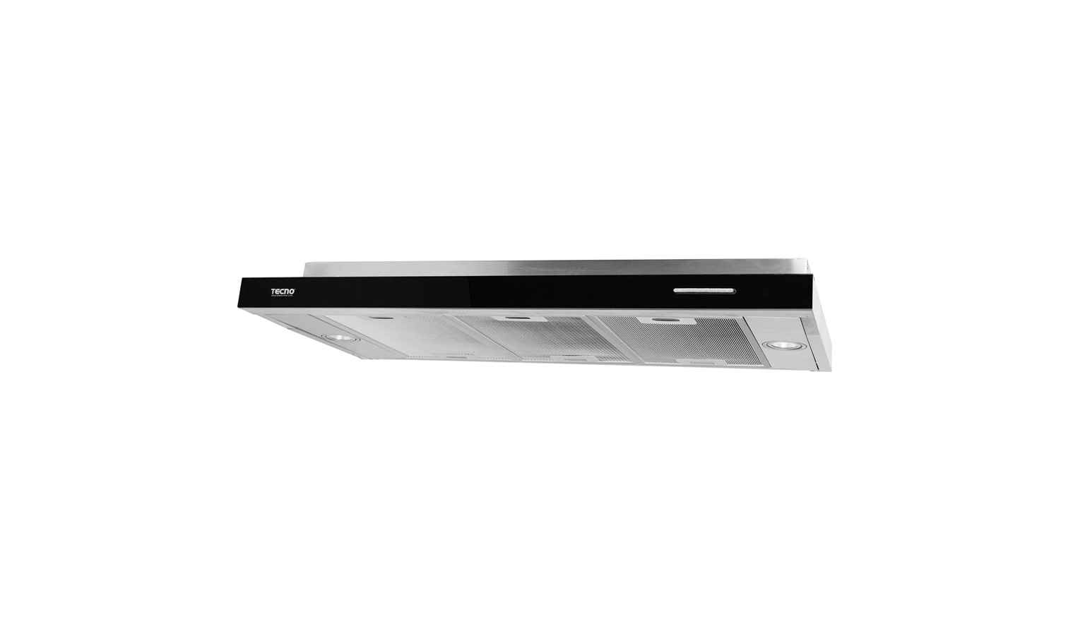 Tecno TH979-3M Slim Line Cooker Hood - Black