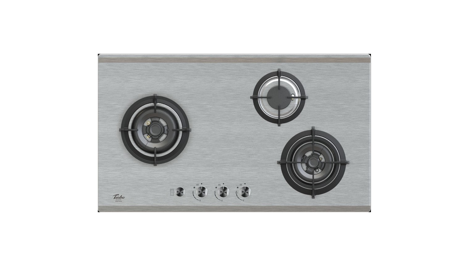 Turbo T773SSV (AS) 3 Burners Built-in Hob - Stainless Steel