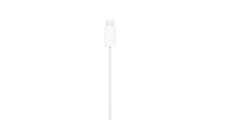 Apple MT0H3FE/A 1m Watch Magnetic Fast Charger to USB-C Cable - White_3