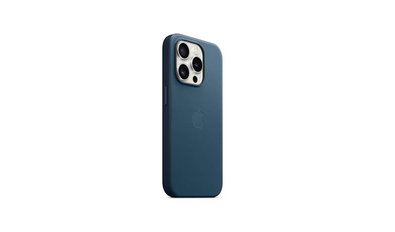 Apple MT4Q3FE/A iPhone 15 Pro FineWoven Case with MagSafe - Pacific Blue_1