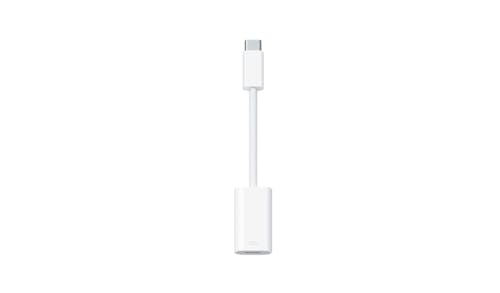 Apple MUQX3ZA/A USB-C TO Lightning Adapter - White