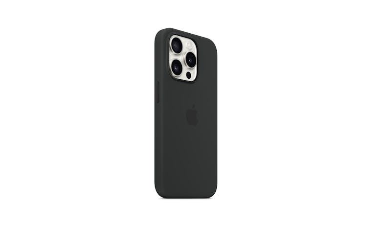 Apple MT1A3FE/A iPhone 15 Pro Silicone Case with MagSafe - Black_1