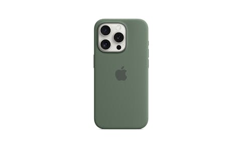 Apple MT1J3FE/A iPhone 15 Pro Silicone Case with MagSafe - Cypress